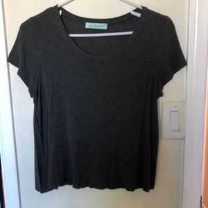 soft, grey t-shirt